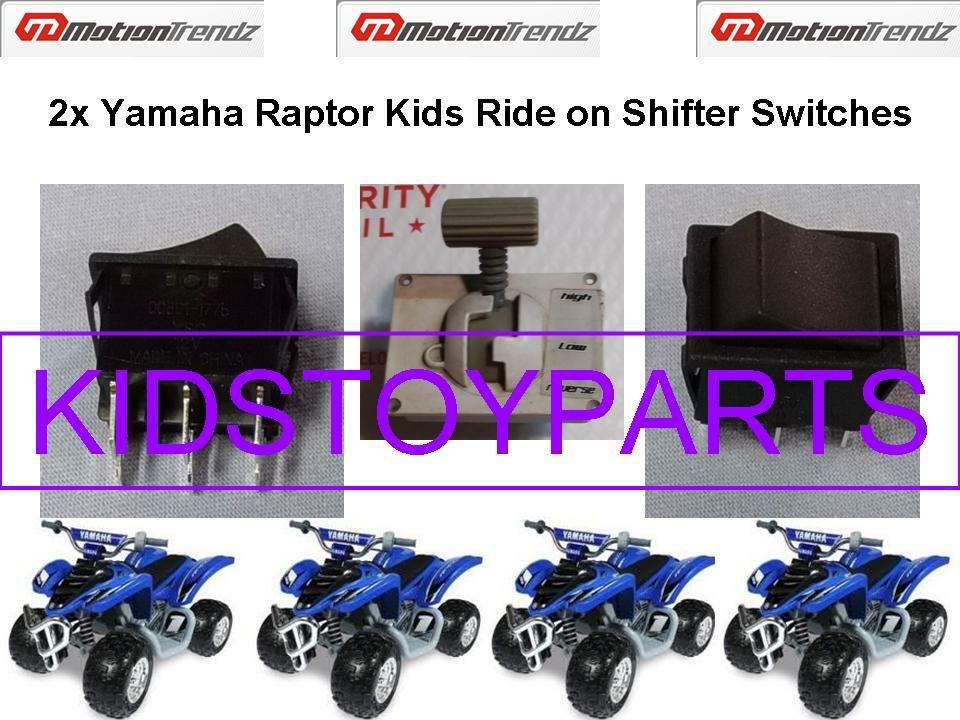 Electric Switch for Yamaha Raptor Quad Shifter - New Replacement Part, Pack of 2