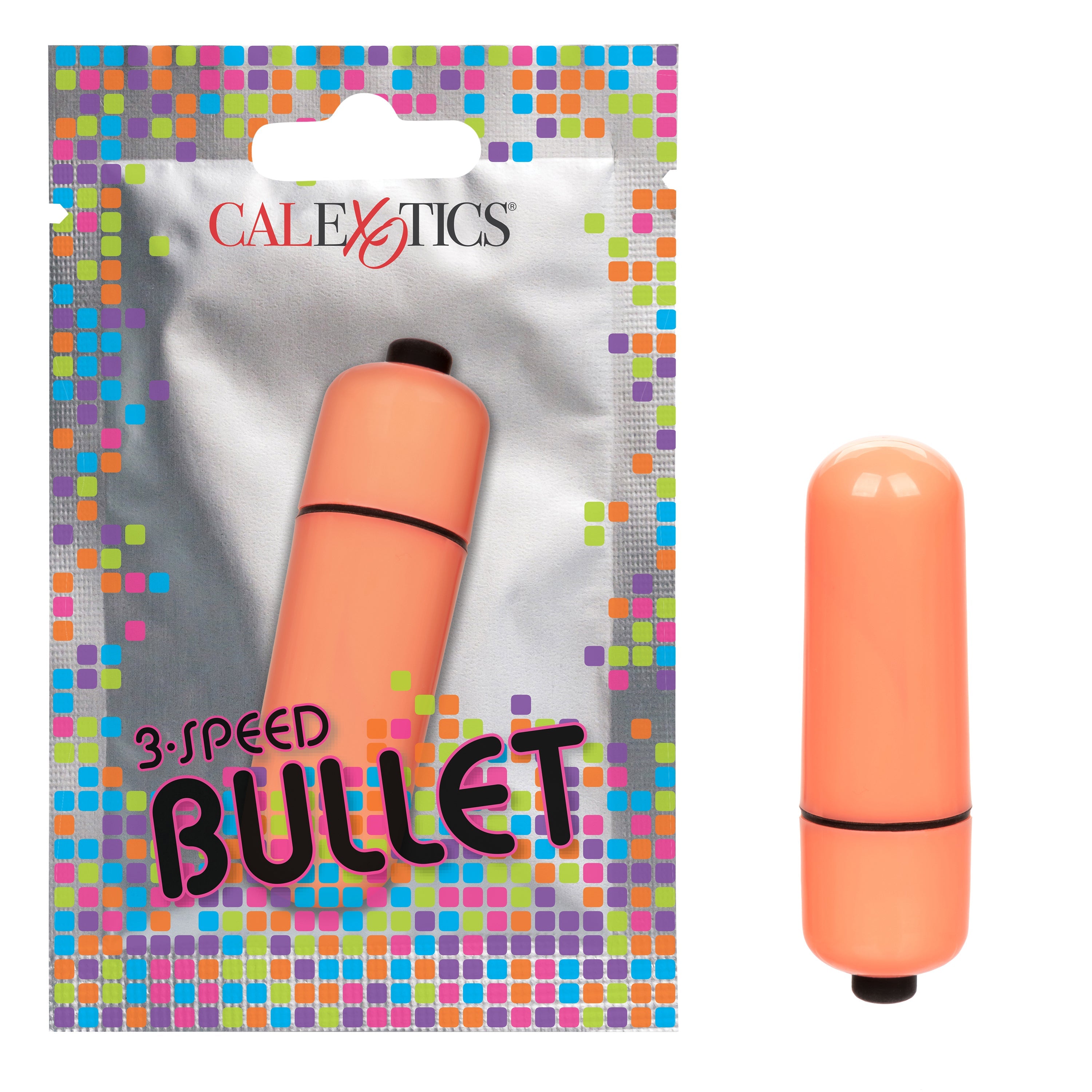 Foil Pack 3-Speed Bullet Massager - Orange