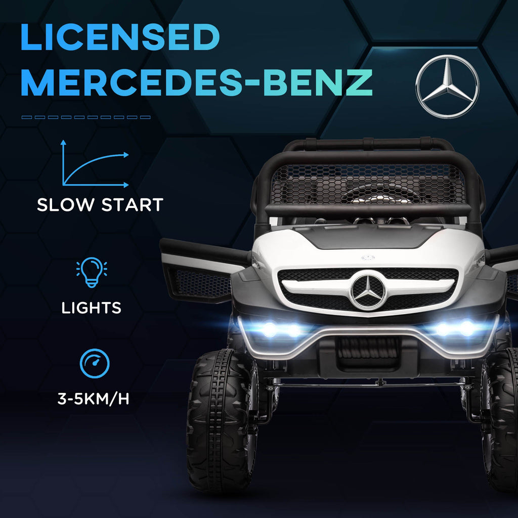 Mercedes-Benz Unimog 12V Kids Ride on Truck with Remote Control - Officially Licensed