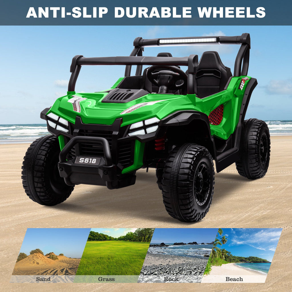 24V Electric Kids 2-Seater Ride-On UTV Truck with 4x80W Motors and Remote Control