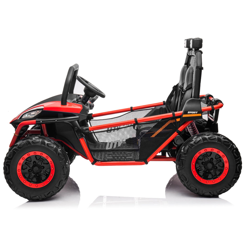 24V Electric Kids Ride-On UTV Truck with 2 Seats, 4WD and Remote Control, 4x80W Motors