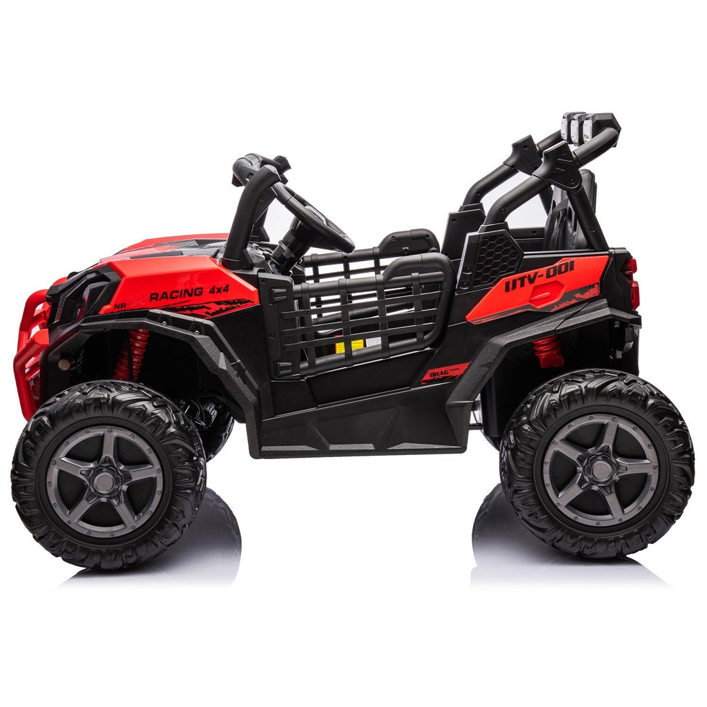 Kids Electric Ride-On UTV Truck 24V with 4WD/2WD and Remote Control Power Wheels