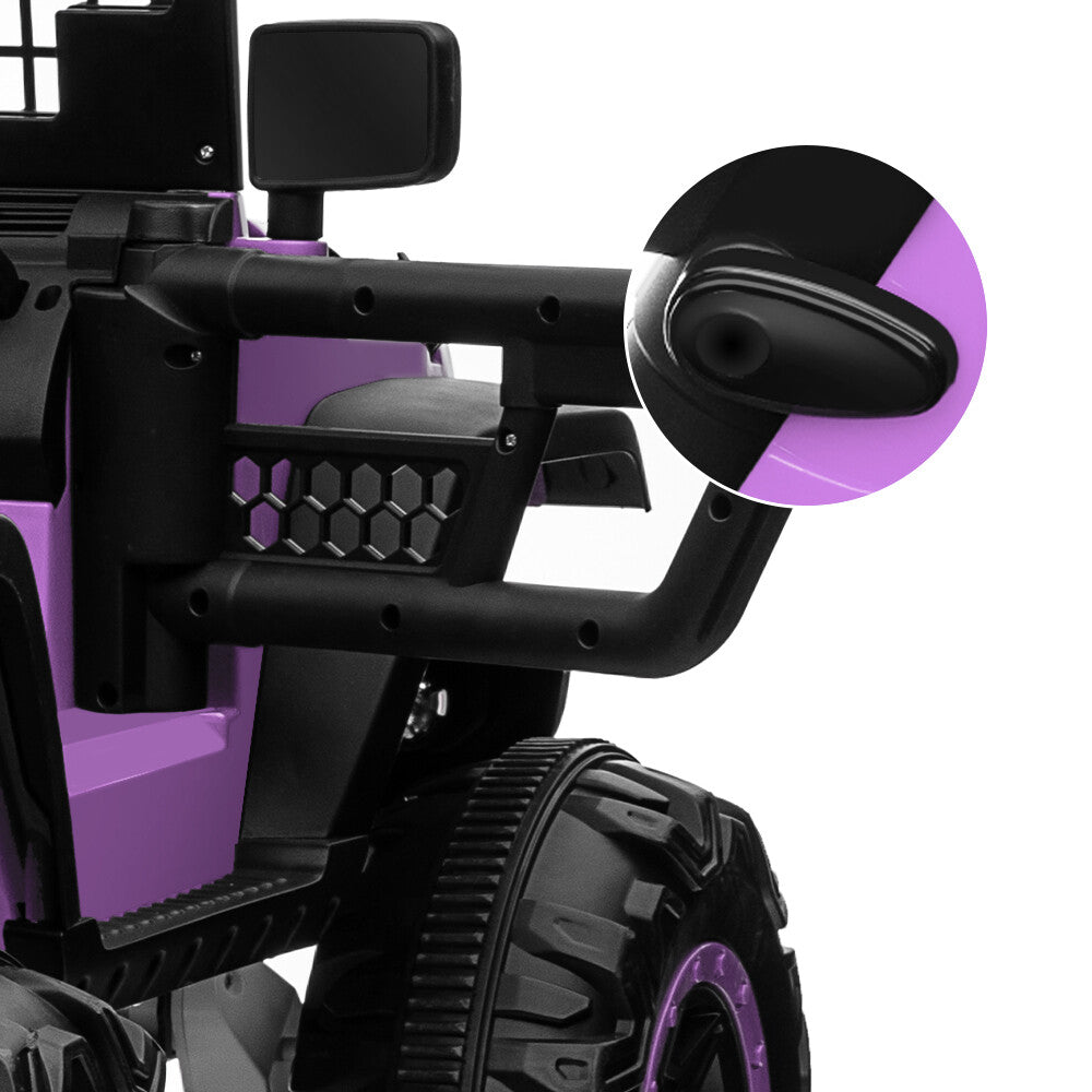 Kids 24V Electric Ride-On Truck with 2WD/4WD Switch and Dual Seats