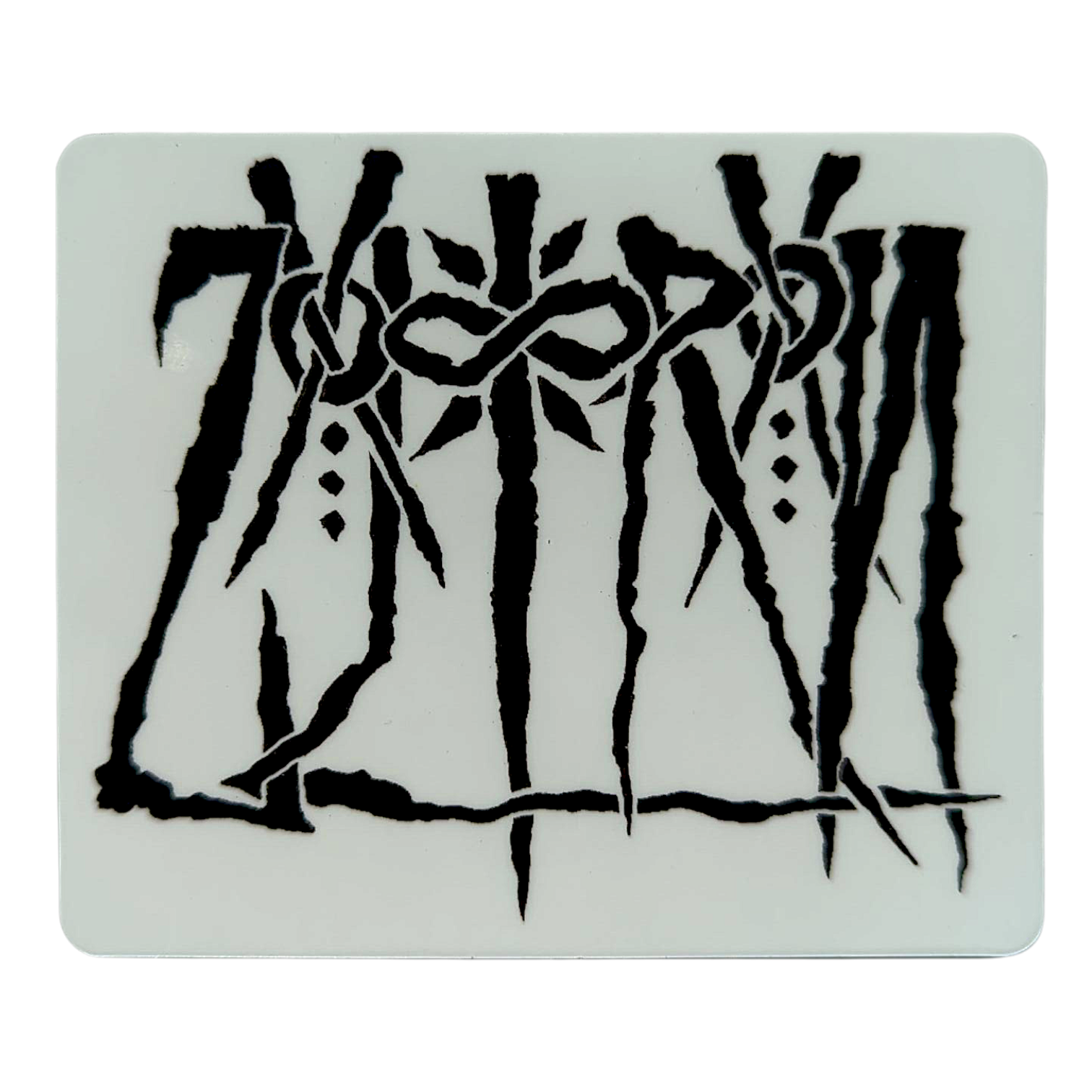 Zoltron (Black on Clear) Sticker