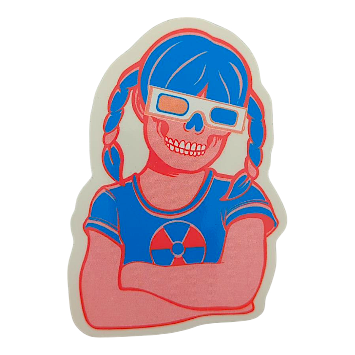 Zoltron Sue Nami (3D Glasses) Sticker