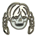 Zoltron "Sue Nami" (Black Nickel & Nickel) Pin