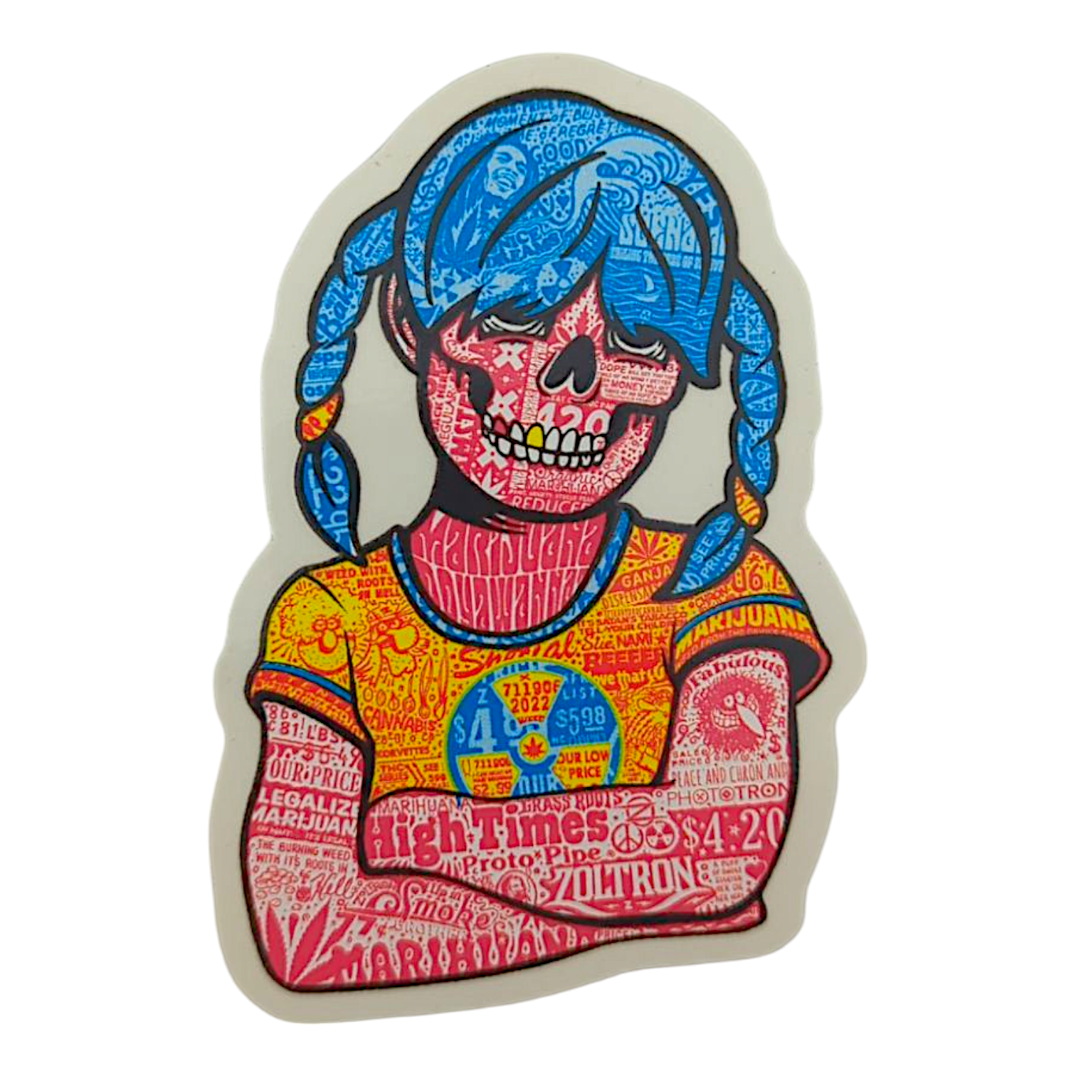 Zoltron Sue Nami (High Times) Sticker