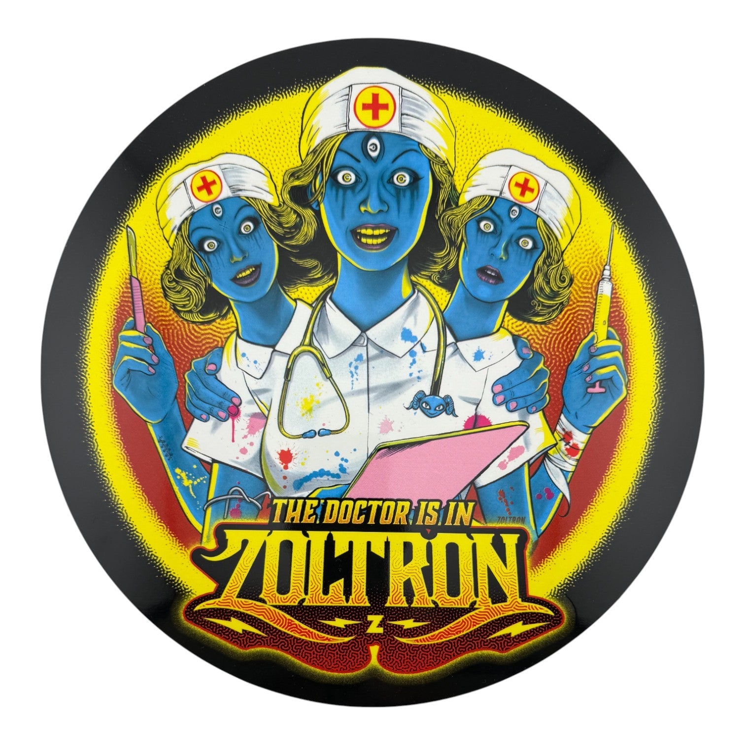 Zoltron Sadistic & Surgical Siren Sticker