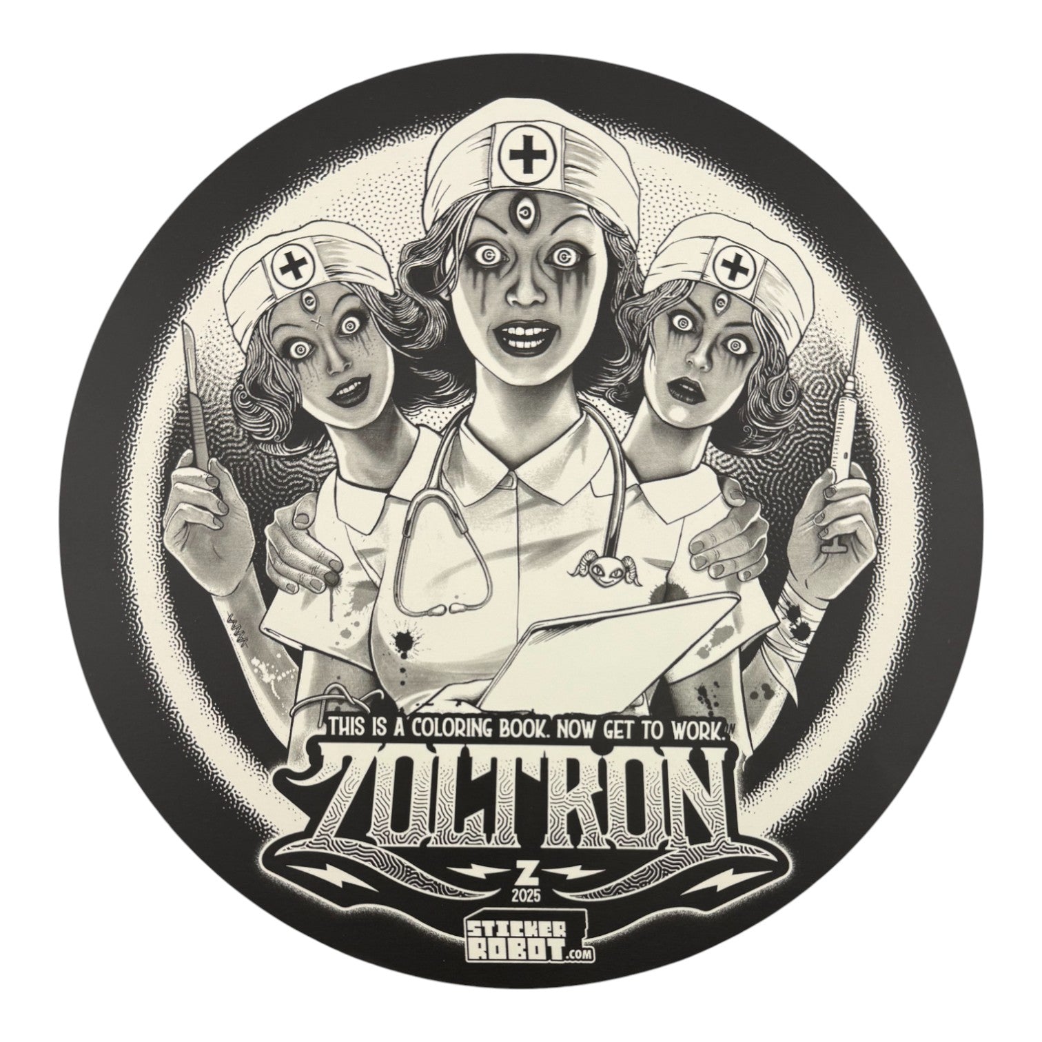 Zoltron Sadistic & Surgical Siren Sticker