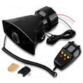 Tech 5-Tone Sound Car Siren with Mic and PA Speaker System for Emergency Vehicles
